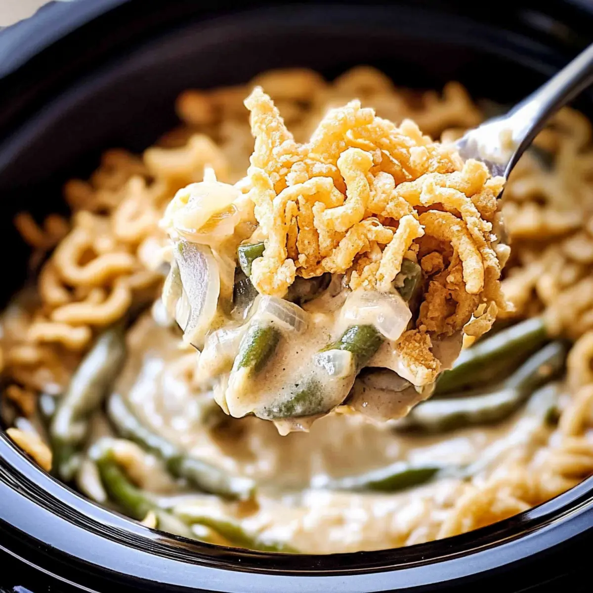 Crock Pot Green Bean Casserole