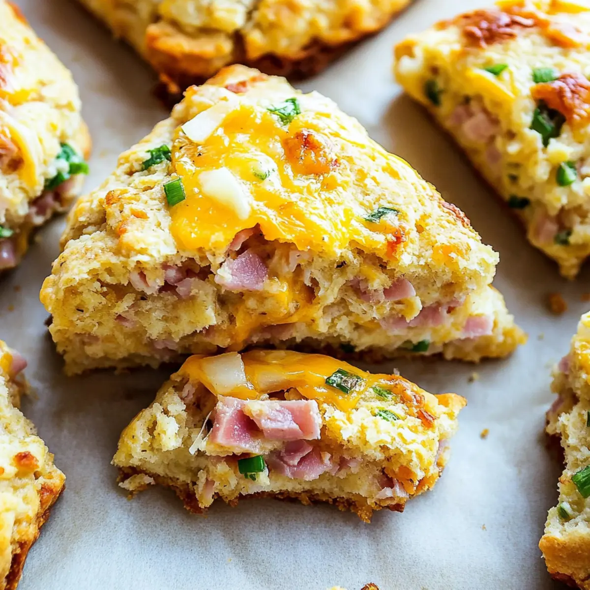Ham and Cheese Scones