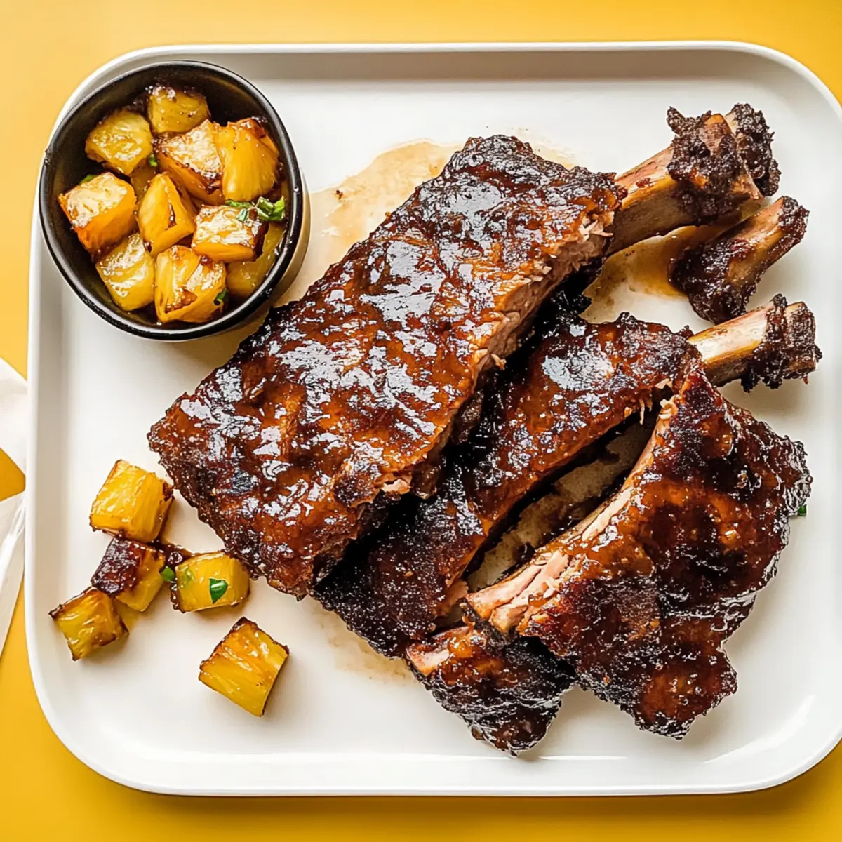 Slow Cooker Hawaiian Ribs