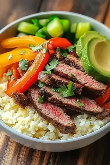 Steak Fajita Bowl Recipe