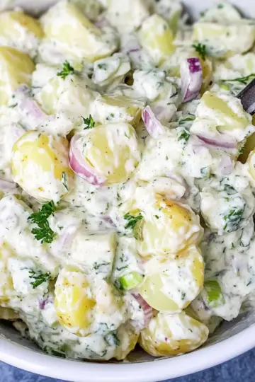 Vegan Tzatziki Potato Salad