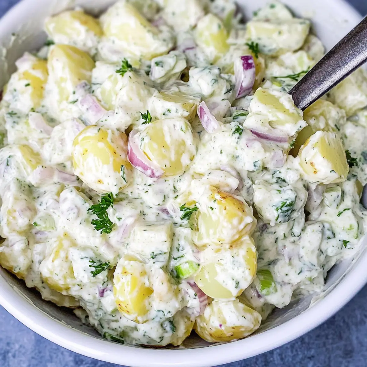 Vegan Tzatziki Potato Salad