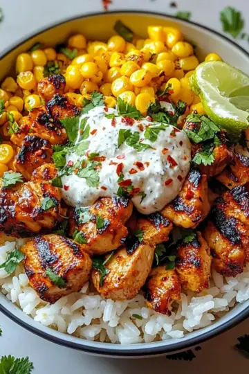 Street Corn Chicken Rice