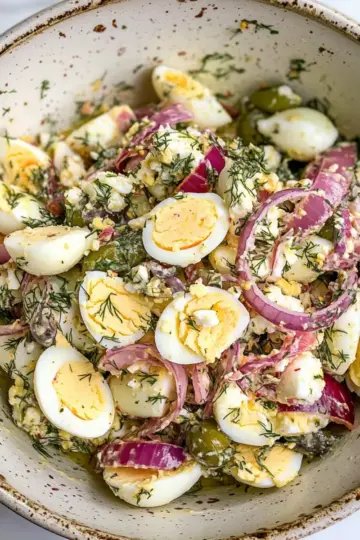 Dill and Feta Egg Salad