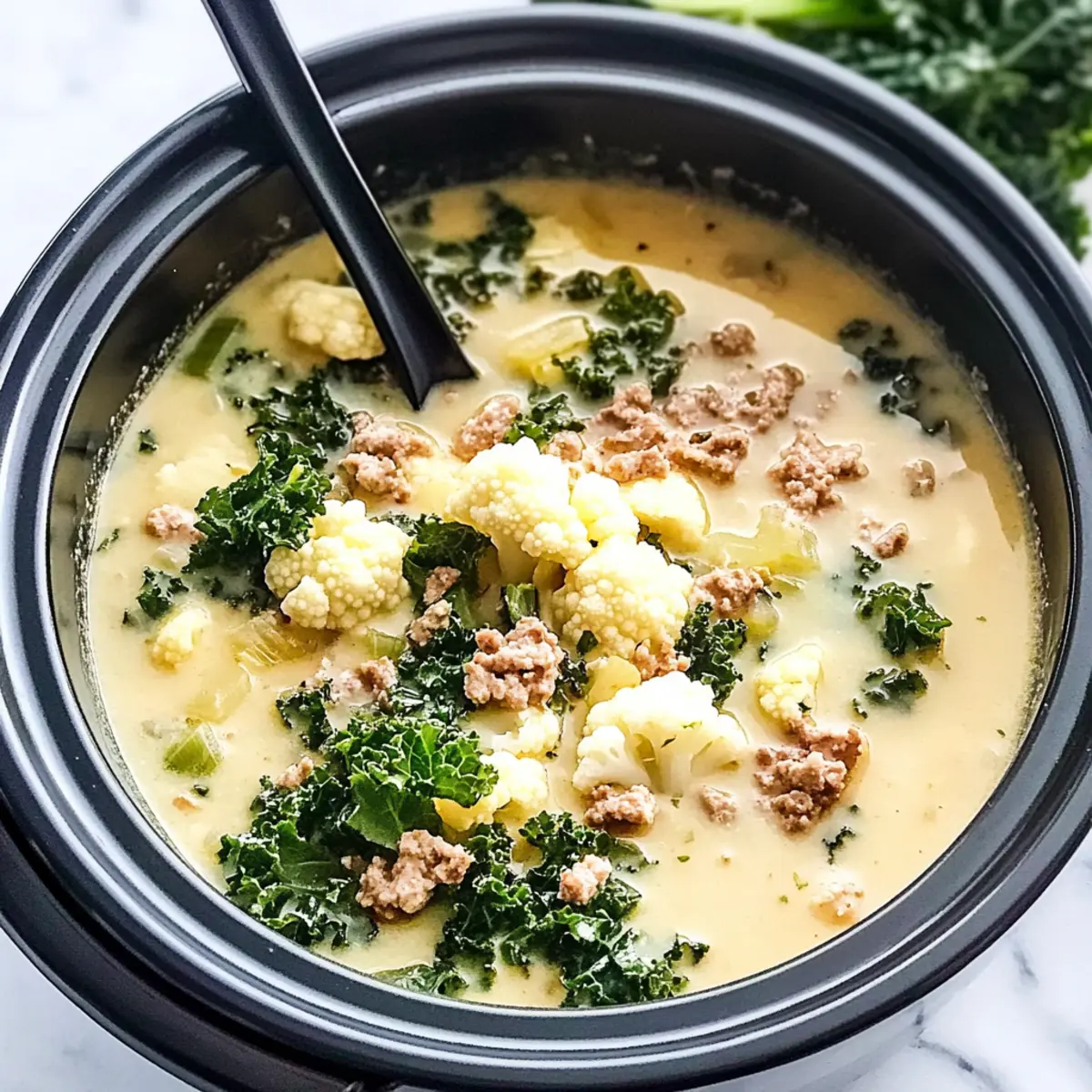 Low Carb Zuppa Toscana Soup