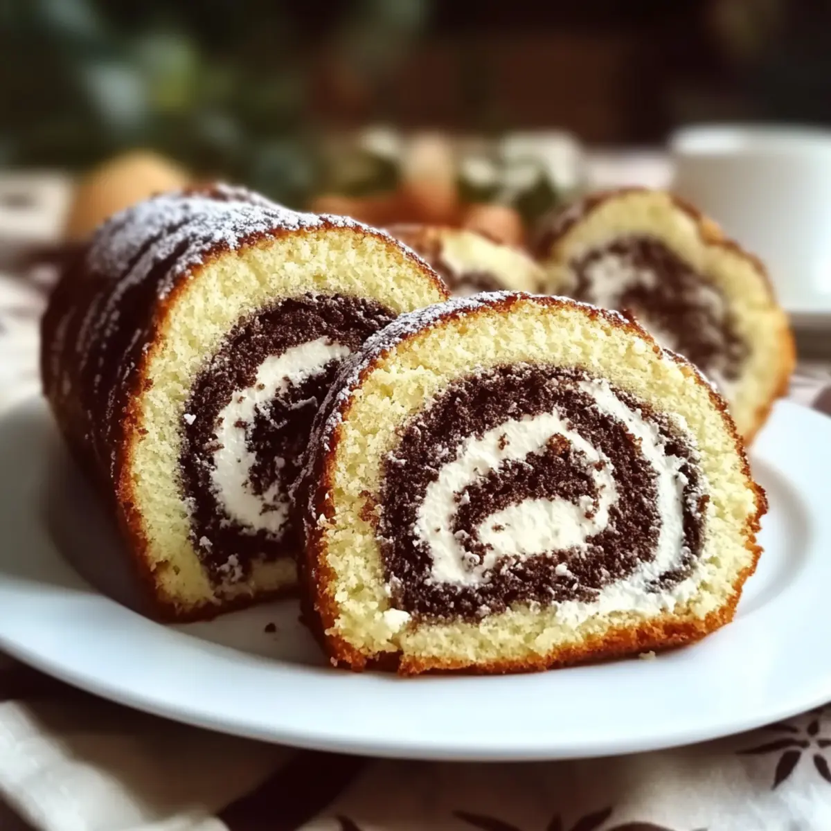 Zebra Cake Rolls Recipe