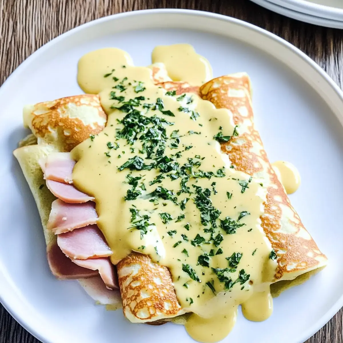 Savory Herb Crepes with Hollandaise