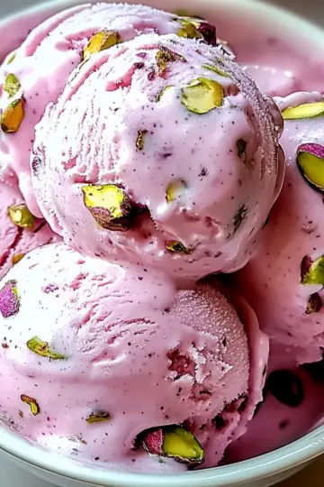 Rose Pistachio Ice Cream