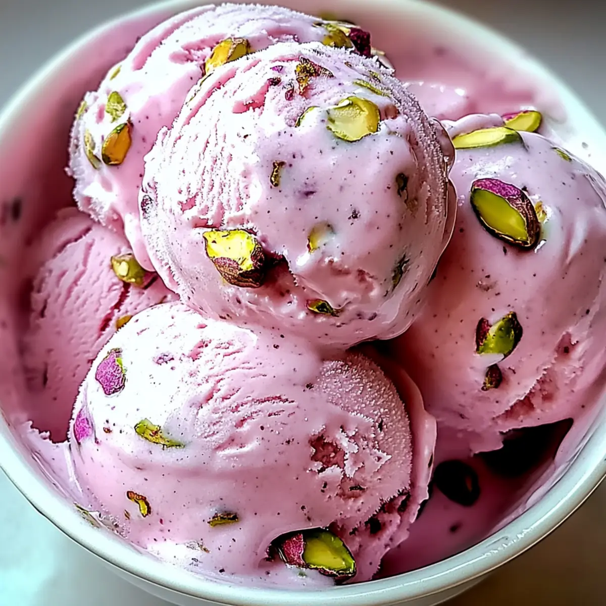 Rose Pistachio Ice Cream