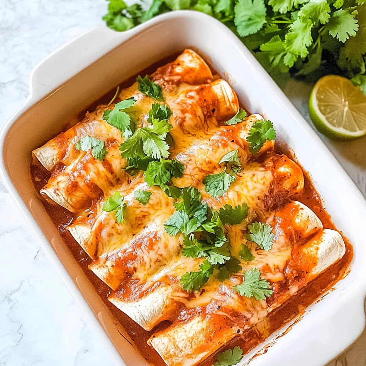 Chicken Slow Cooker Enchiladas