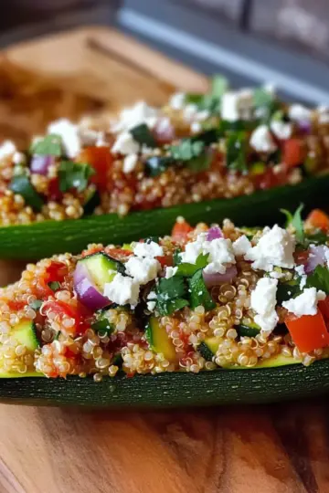 Mediterranean Zucchini Boats