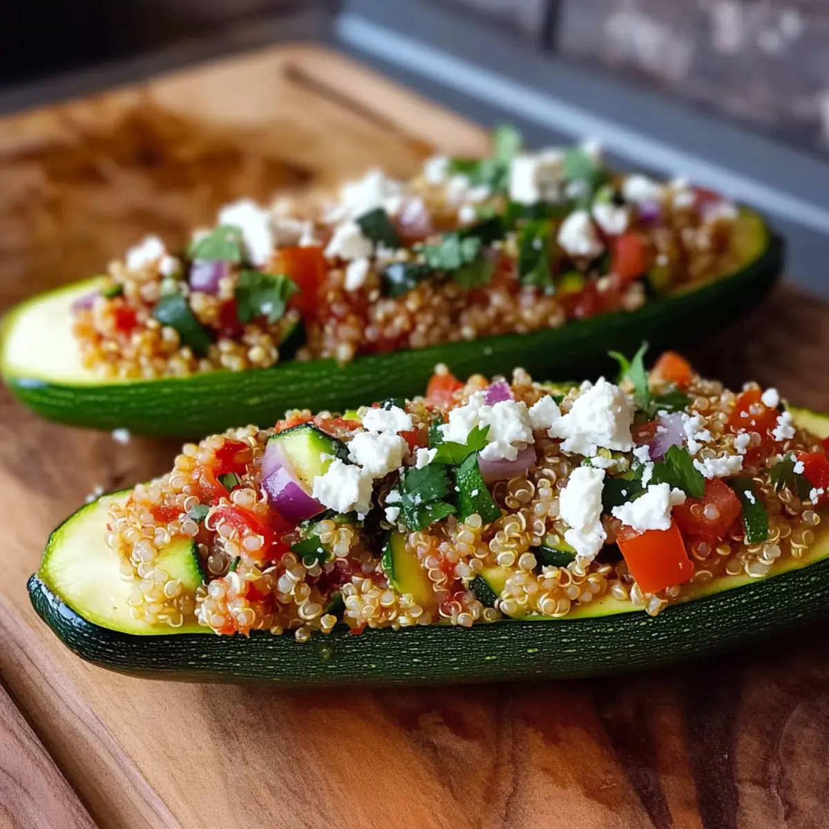 Mediterranean Zucchini Boats