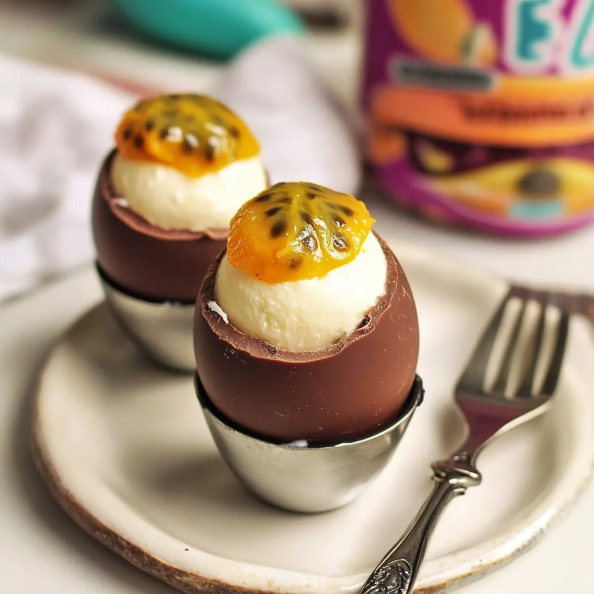 Cheesecake Filled Easter Eggs