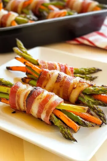 Bacon Wrapped Vegetables