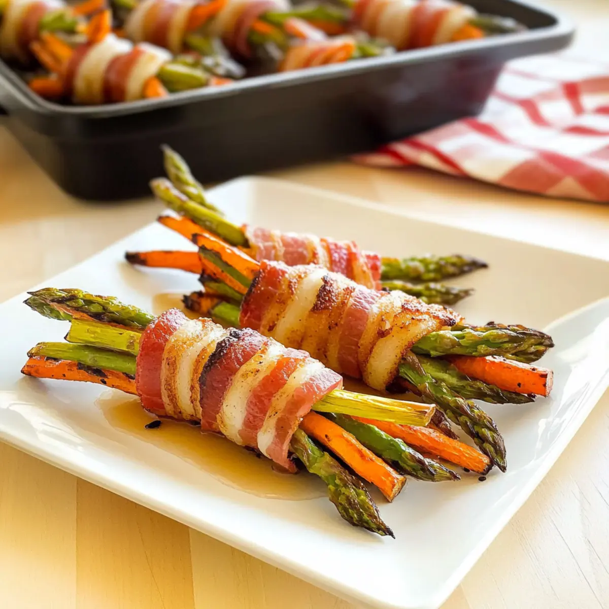 Bacon Wrapped Vegetables