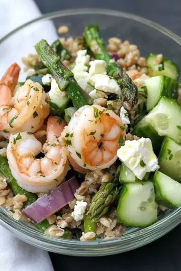 Shrimp and Farro Salad