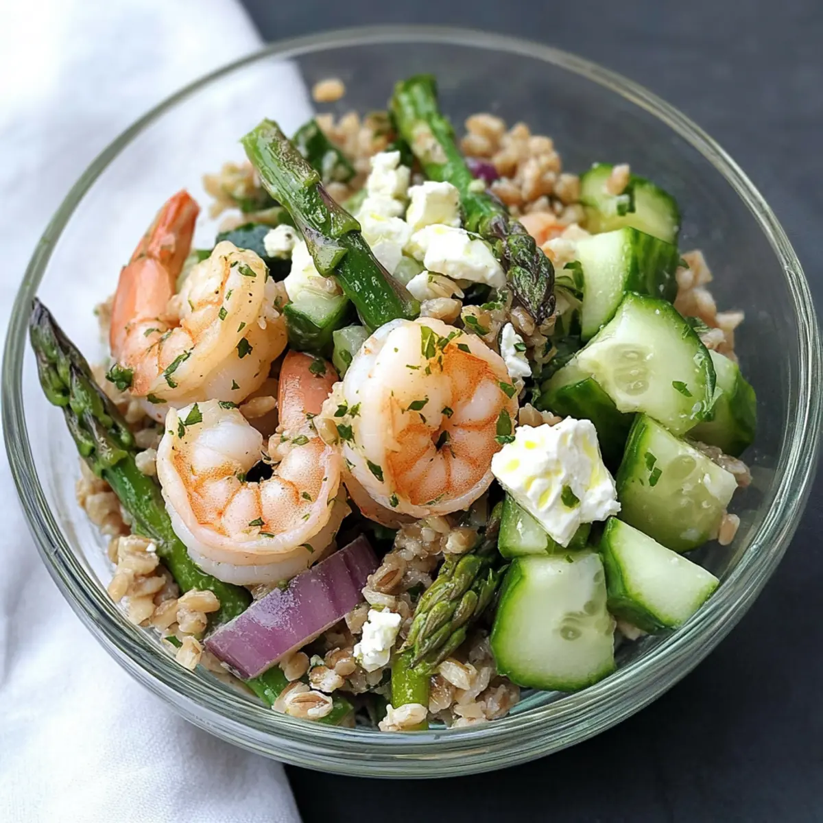 Shrimp and Farro Salad