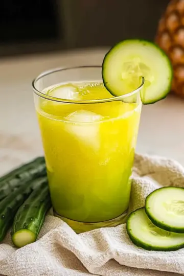 Pineapple and Cucumber Juice