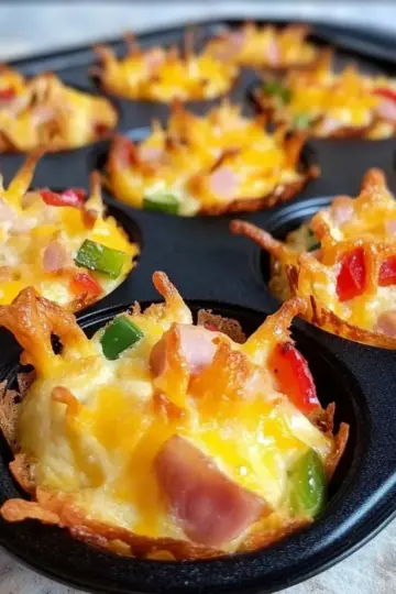 Loaded Denver Omelet Muffins