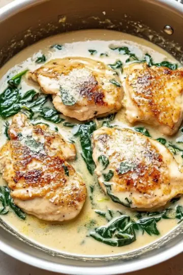 Creamy Chicken Florentine