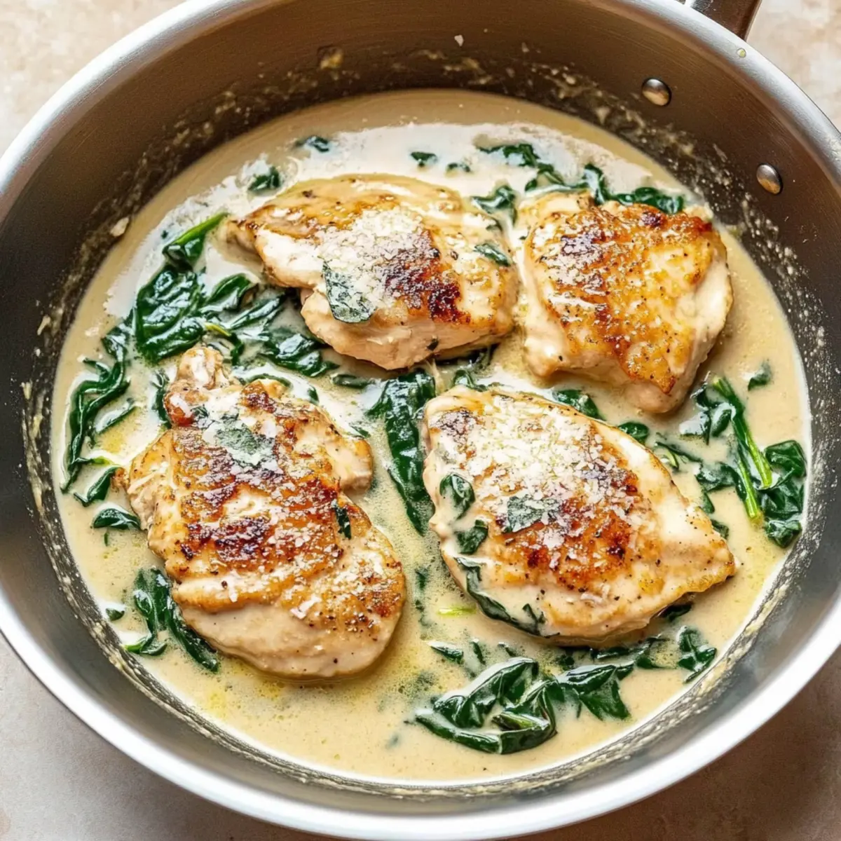 Creamy Chicken Florentine