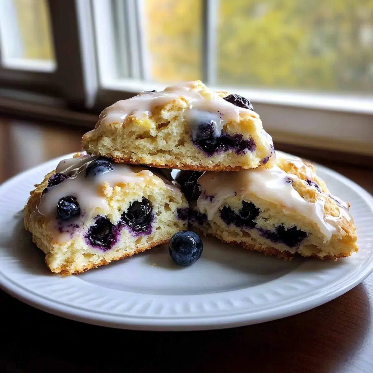 blueberry scones