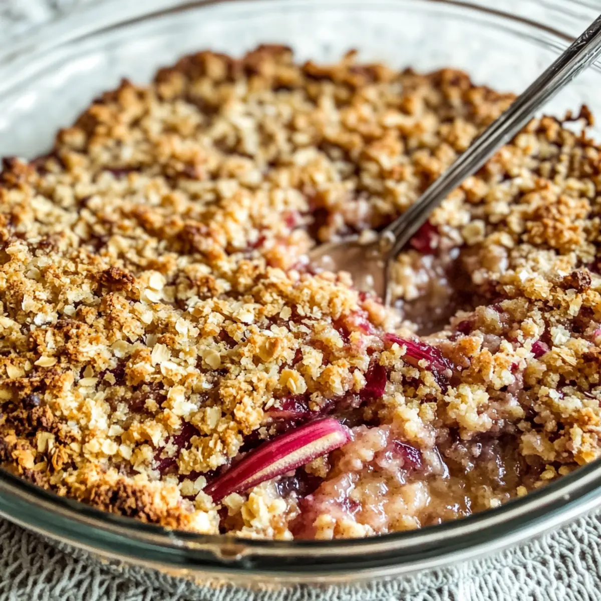 Rhubarb Crisp