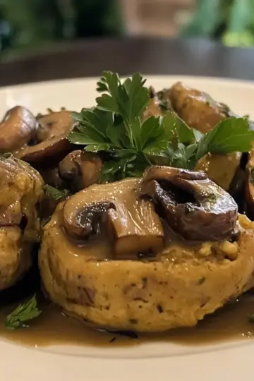Mini Stuffed Seitan Roasts