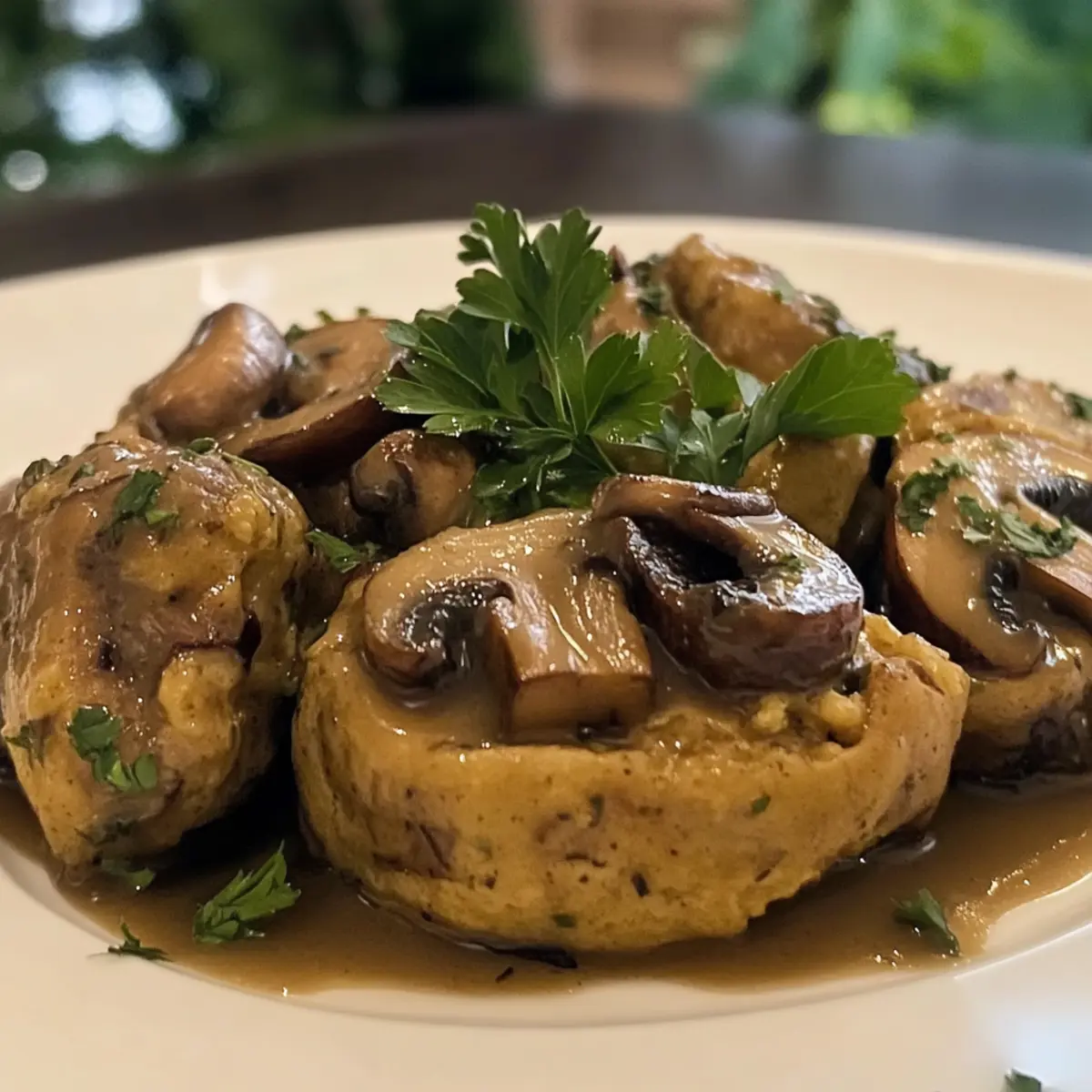 Mini Stuffed Seitan Roasts