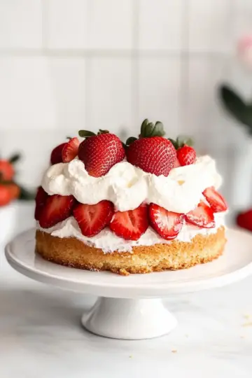 Strawberry Shortcake Cake
