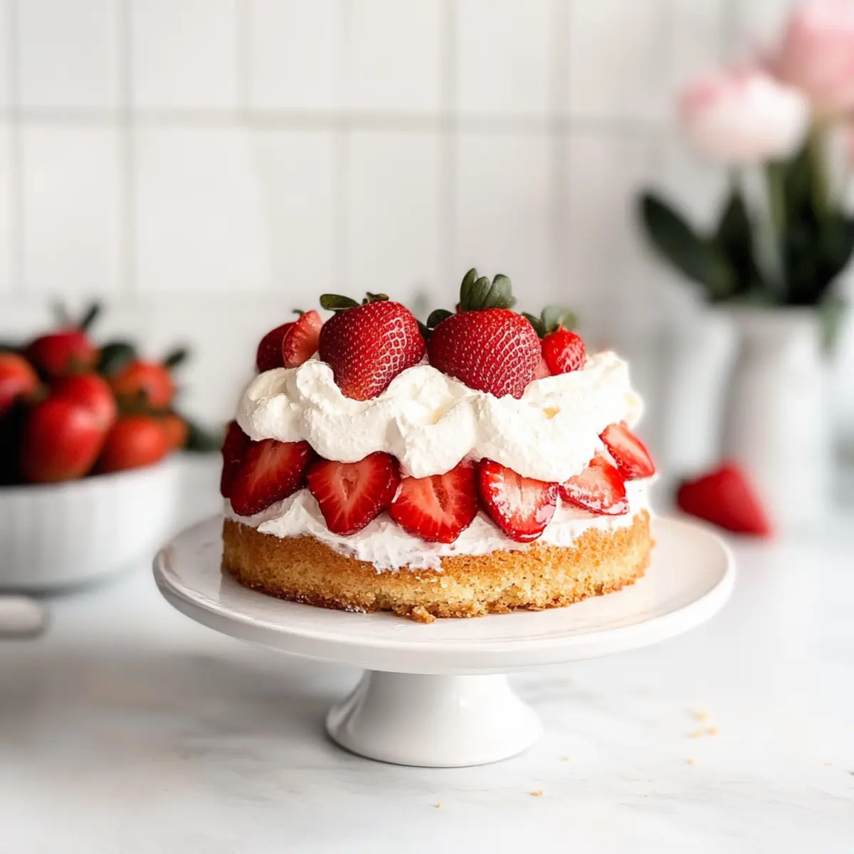 Strawberry Shortcake Cake