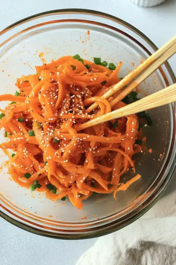 Viral Carrot Ribbon Salad