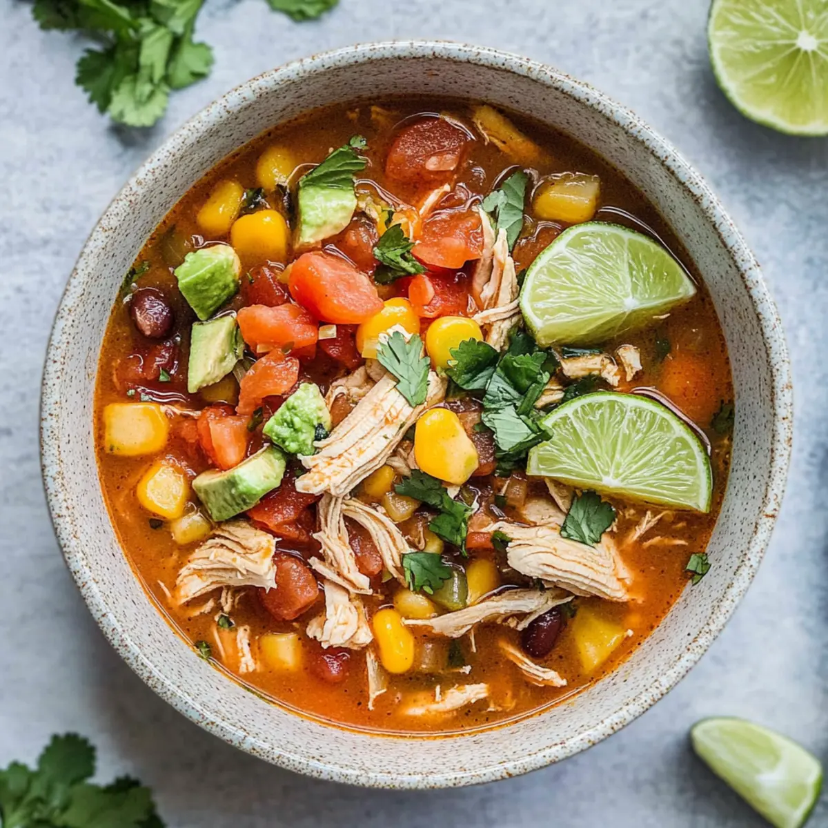 Crockpot Mexican Chicken Soup