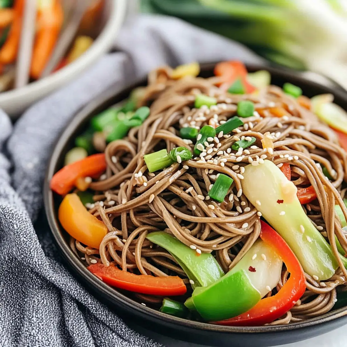 Sesame Soba Noodles