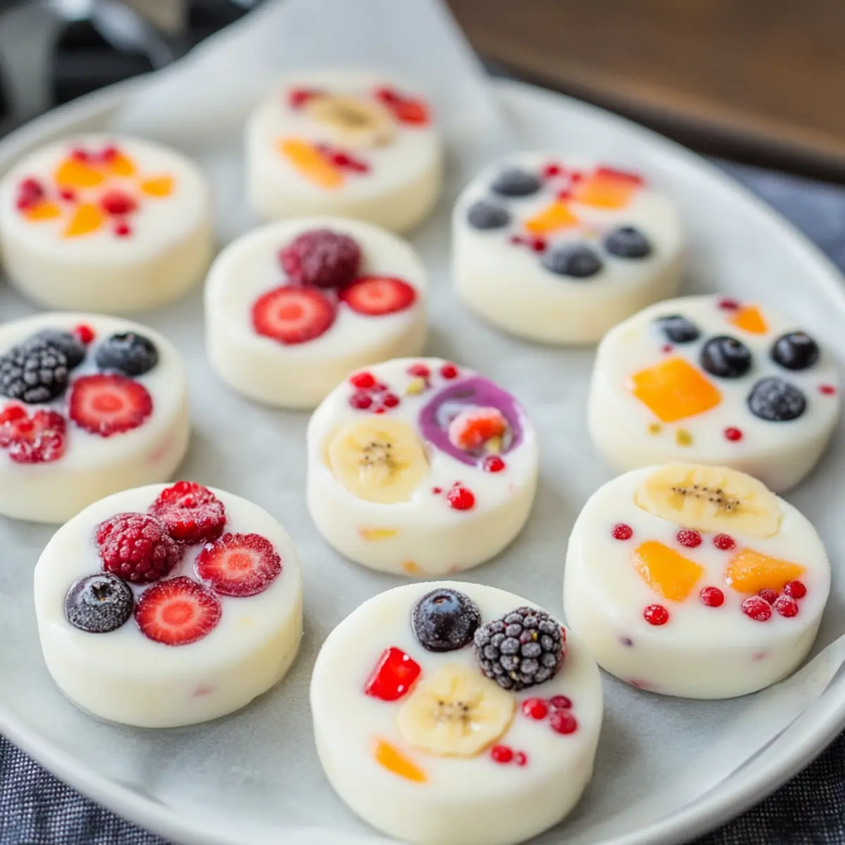 Frozen Yogurt Bites Recipe