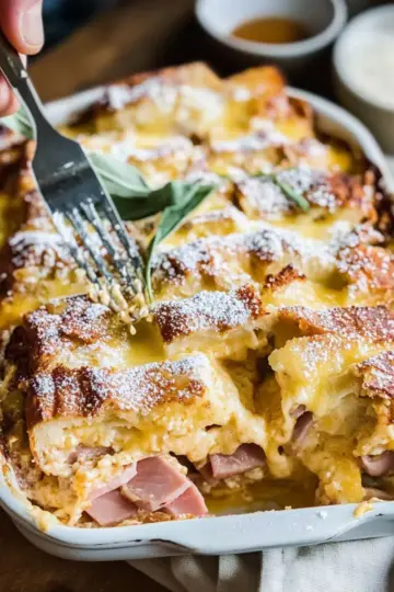 Monte Cristo Breakfast Casserole