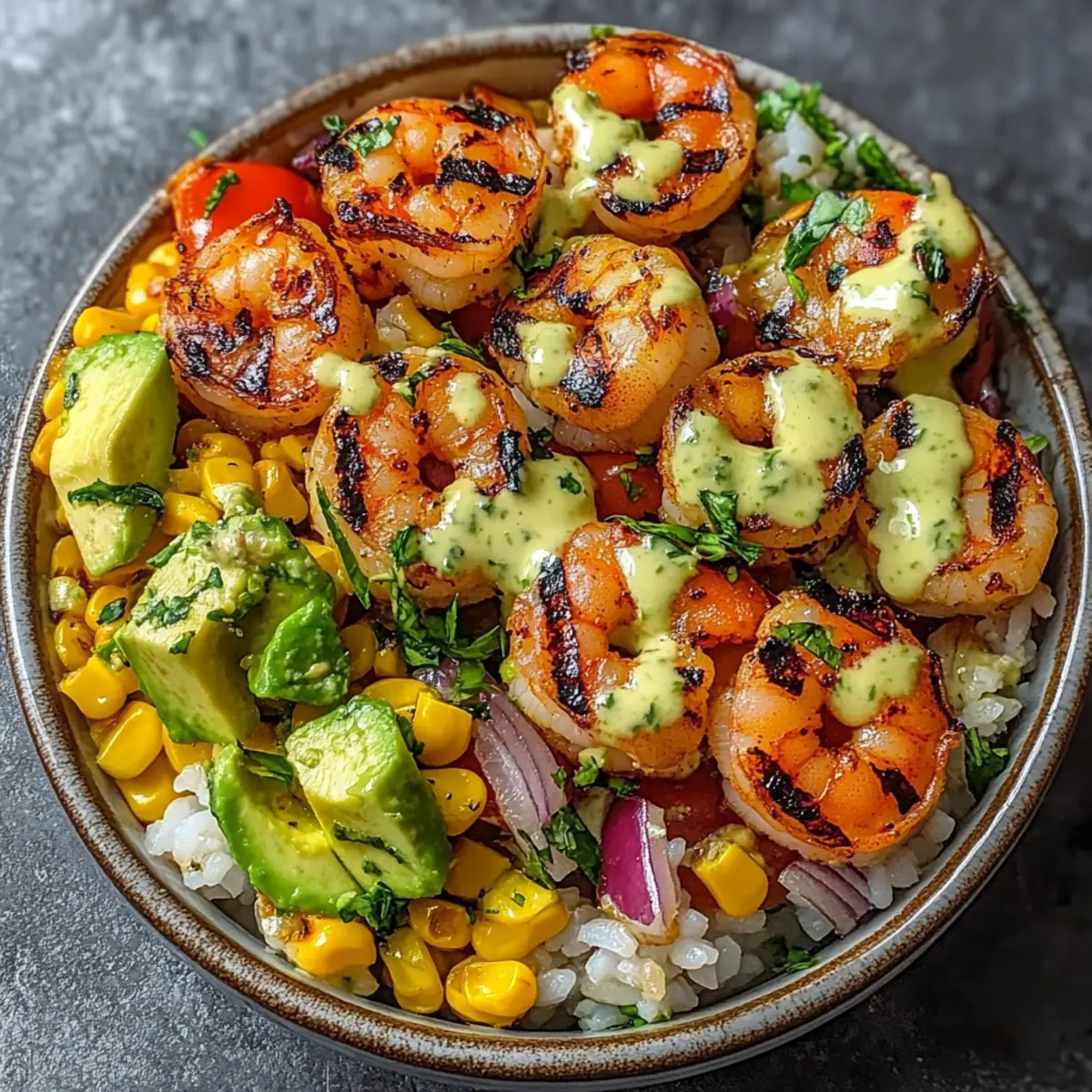 Grilled Shrimp Bowl