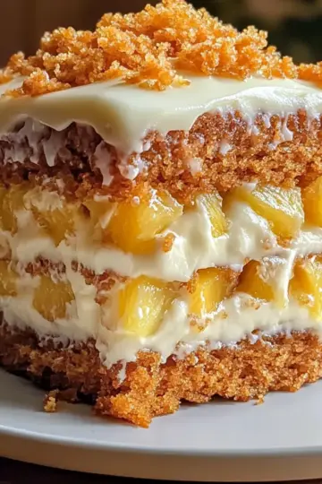 Hawaiian Carrot Pineapple Cake