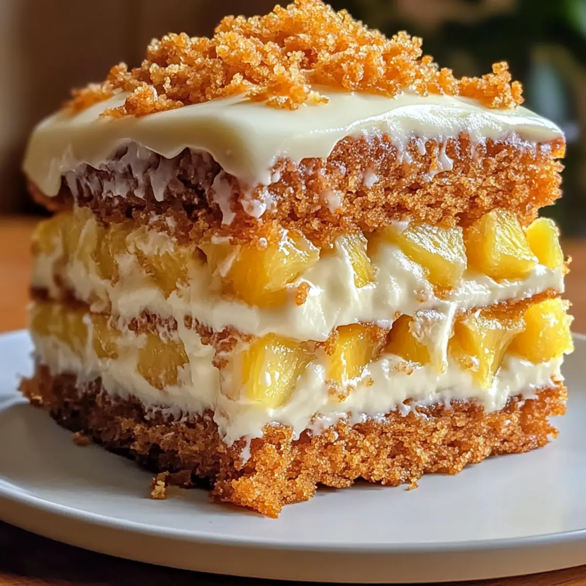 Hawaiian Carrot Pineapple Cake