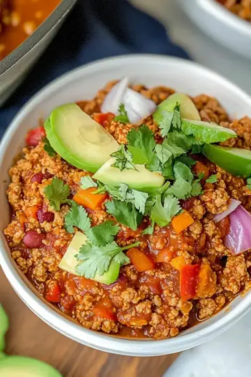 Turkey Chili (No Beans!)