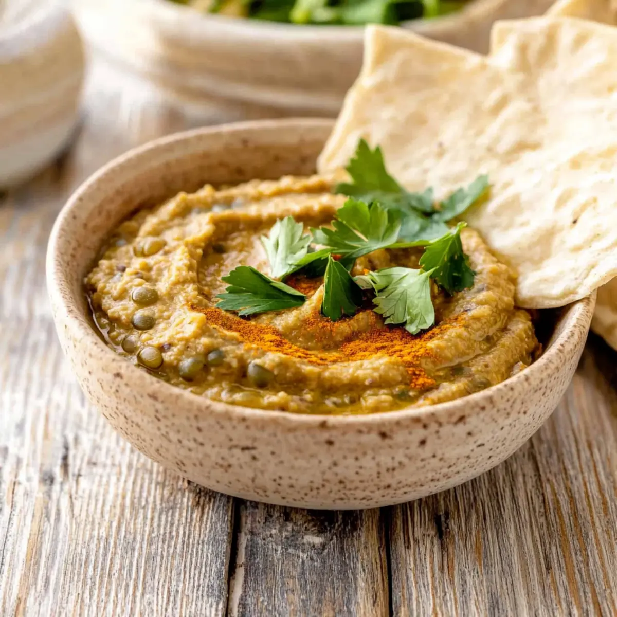 Vegan Mediterranean Lentil Dip