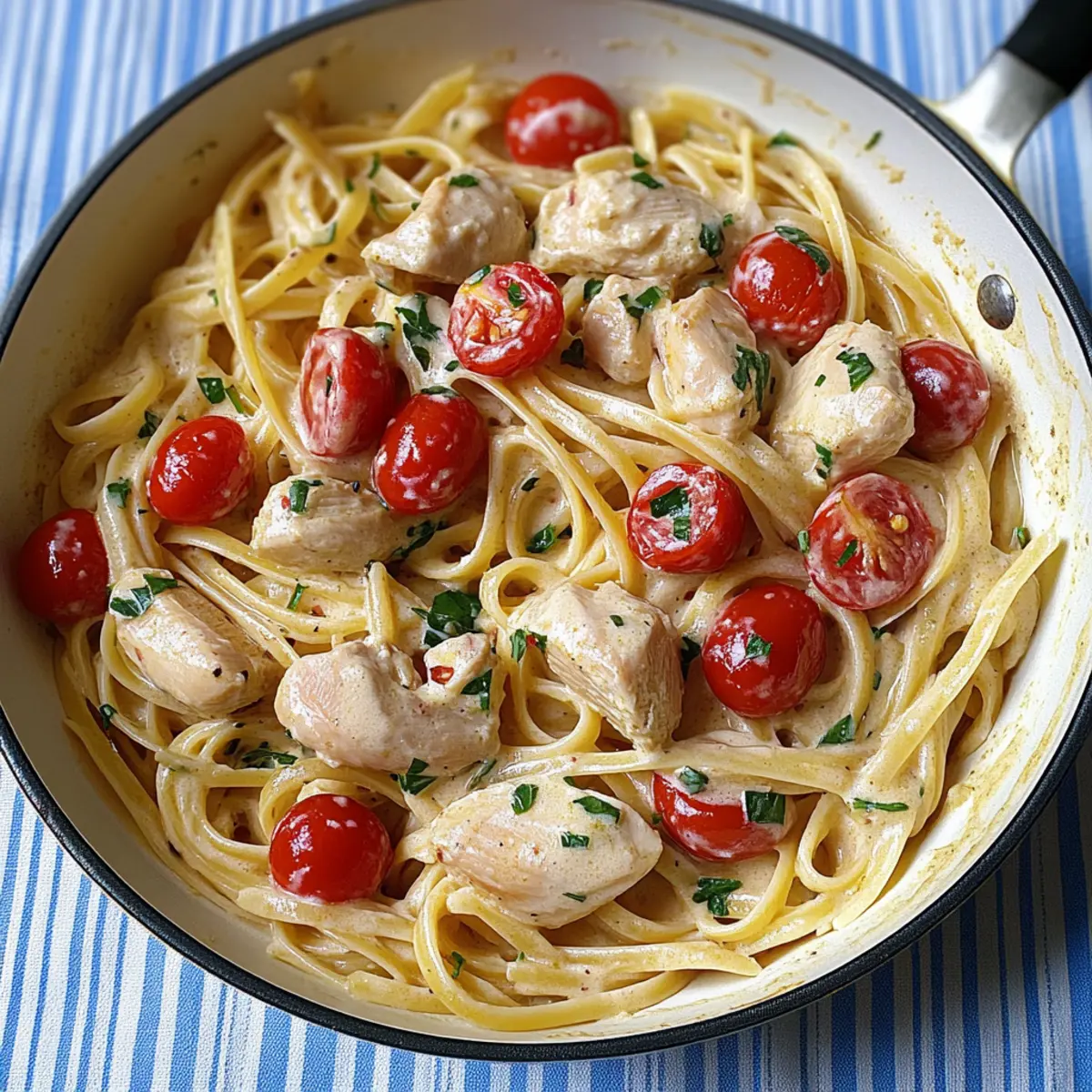Boursin Tomato Pasta with Chicken