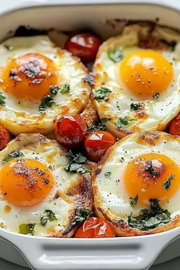 Mediterranean Baked Feta Eggs