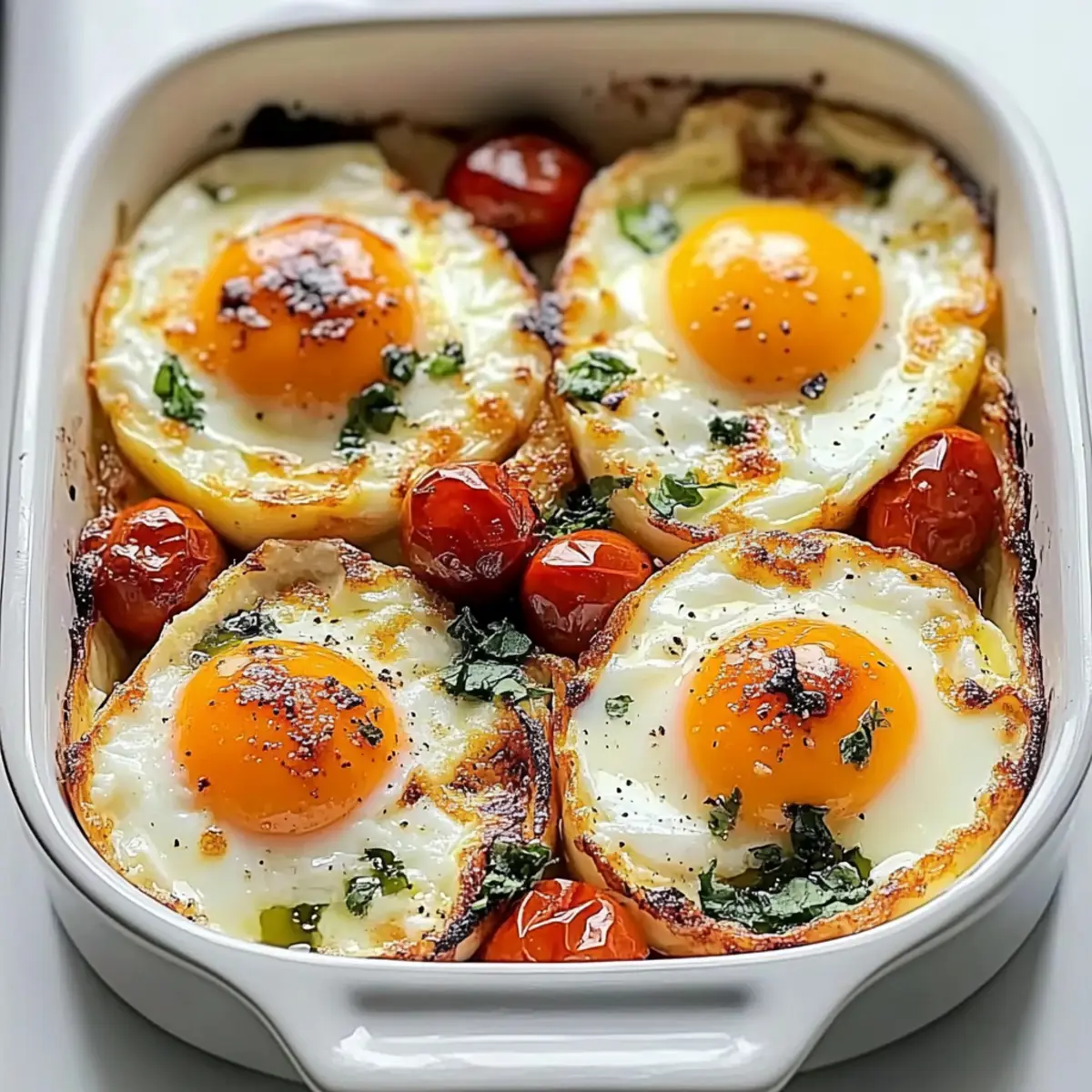Mediterranean Baked Feta Eggs