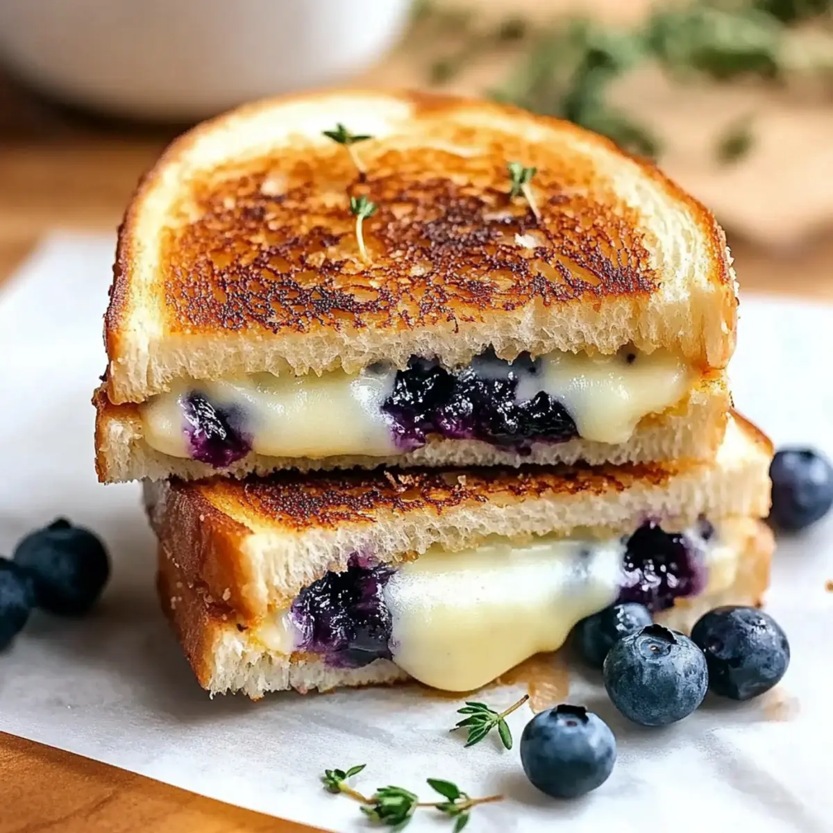 Blueberry Grilled Cheese