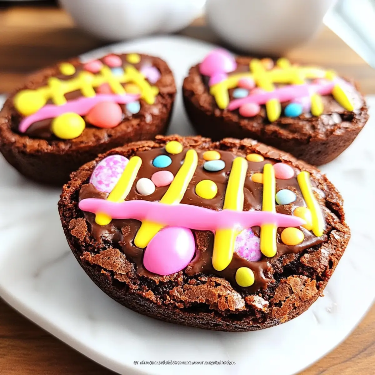 Easter Egg Brownies