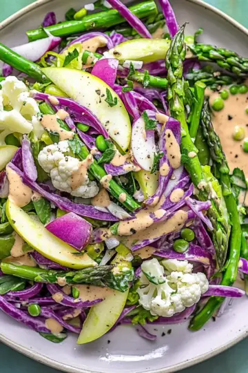 Shaved Spring Vegetable and Apple Salad