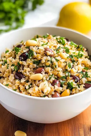 Mediterranean Cauliflower Rice
