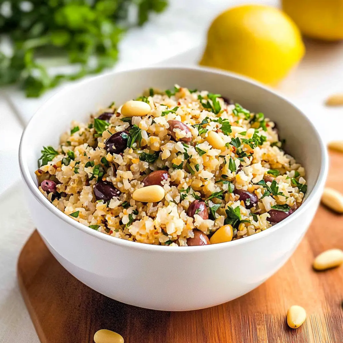 Mediterranean Cauliflower Rice
