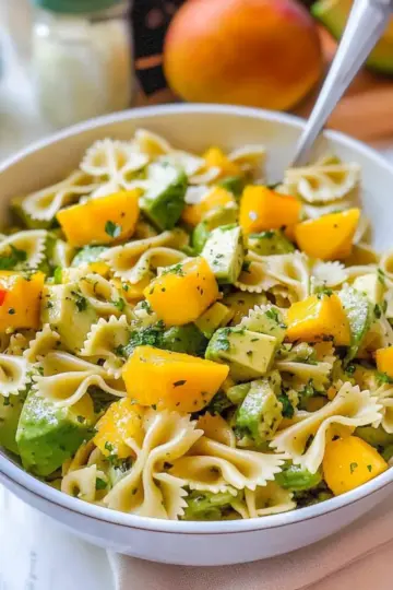 Mango Avocado Pasta Salad